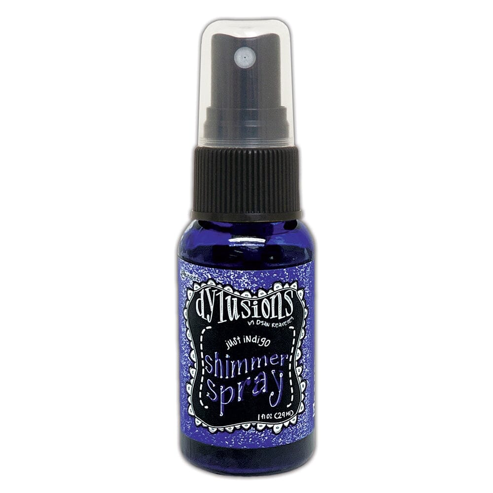 Dylusions Shimmer Spray Just Indigo, 1oz Sprays Dylusions 