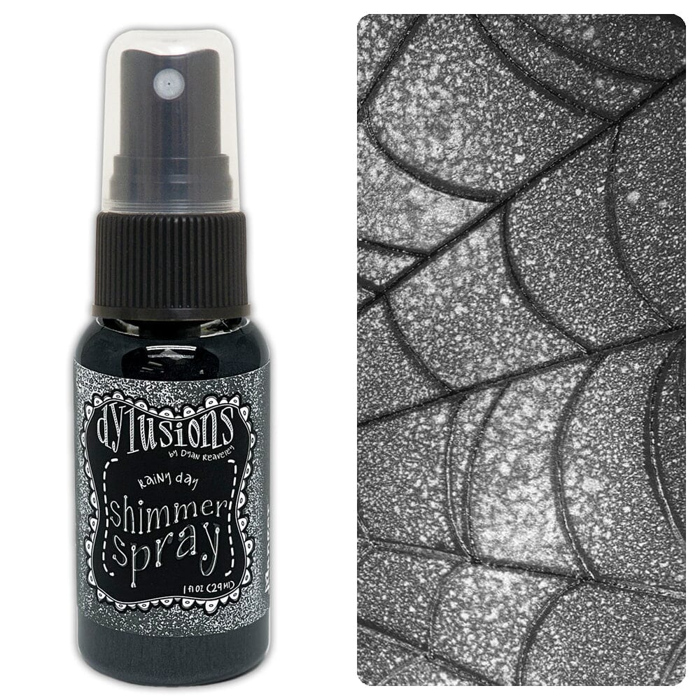 Dylusions Shimmer Spray Rainy Day, 1oz Sprays Dylusions 