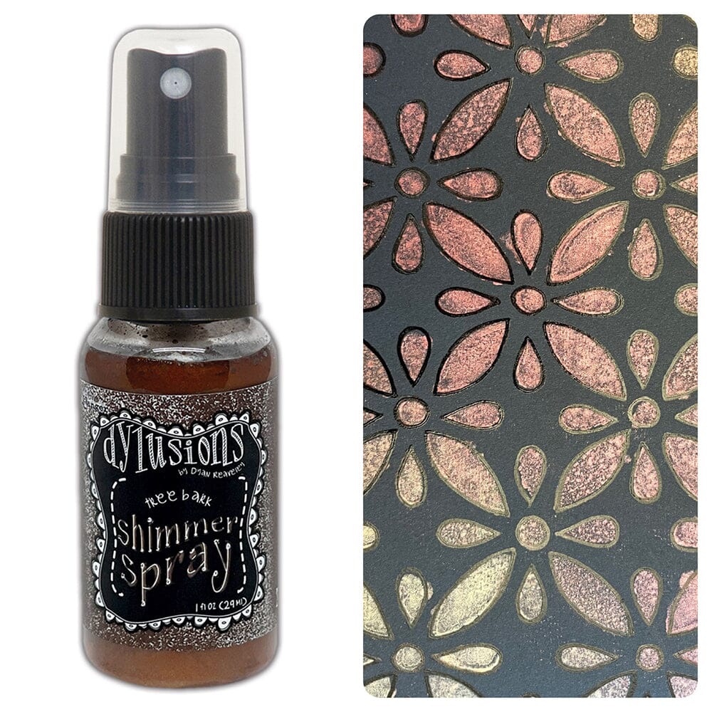 Dylusions Shimmer Spray Tree Bark, 1oz Sprays Dylusions 