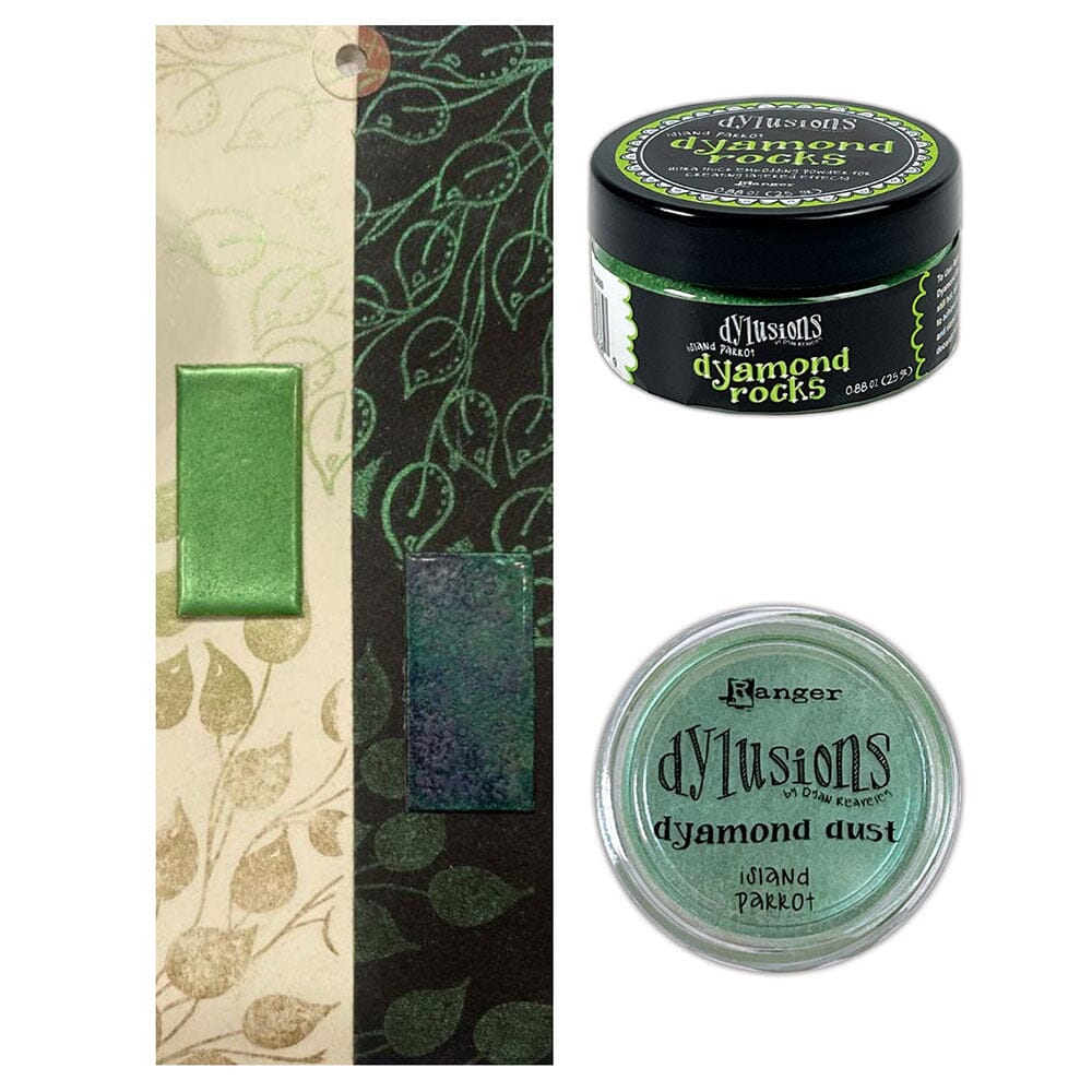 Dylusions Dyamond Rocks - Island Parrot Powders Dylusions 