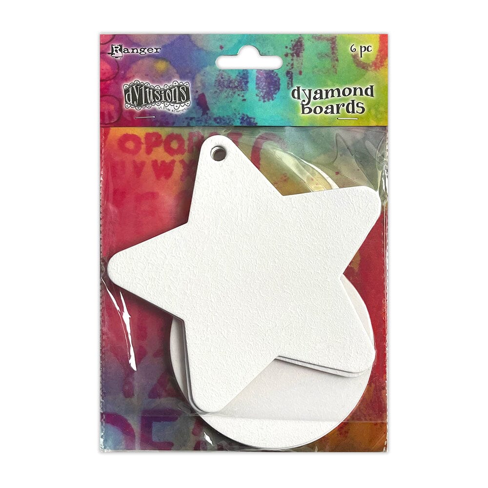 Dylusions Dyamond Boards - Large Baubles & Stars Surfaces Dylusions 