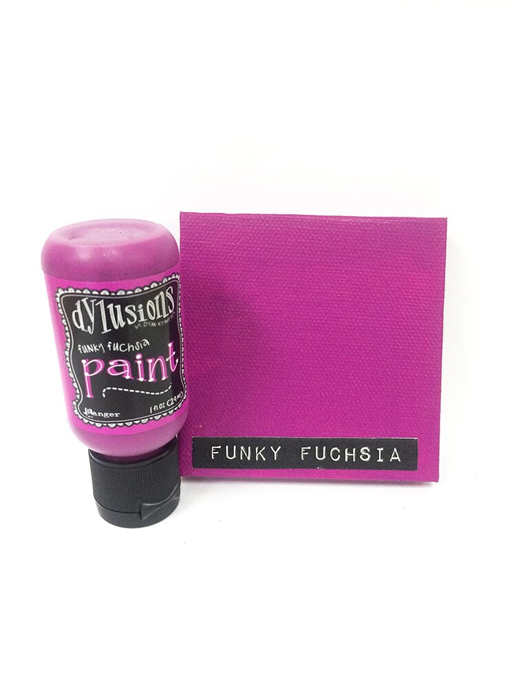 Dylusions Flip Cap Paint Funky Fuchsia, 1oz Paint Dylusions 