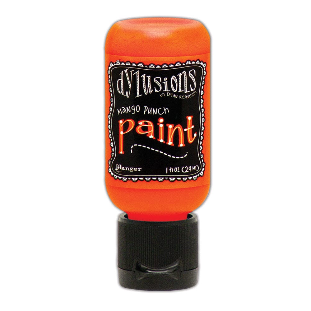 Dylusions Flip Cap Paint Mango Punch, 1oz Paint Dylusions 