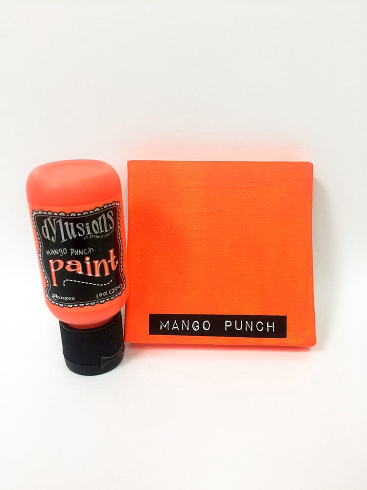 Dylusions Flip Cap Paint Mango Punch, 1oz Paint Dylusions 