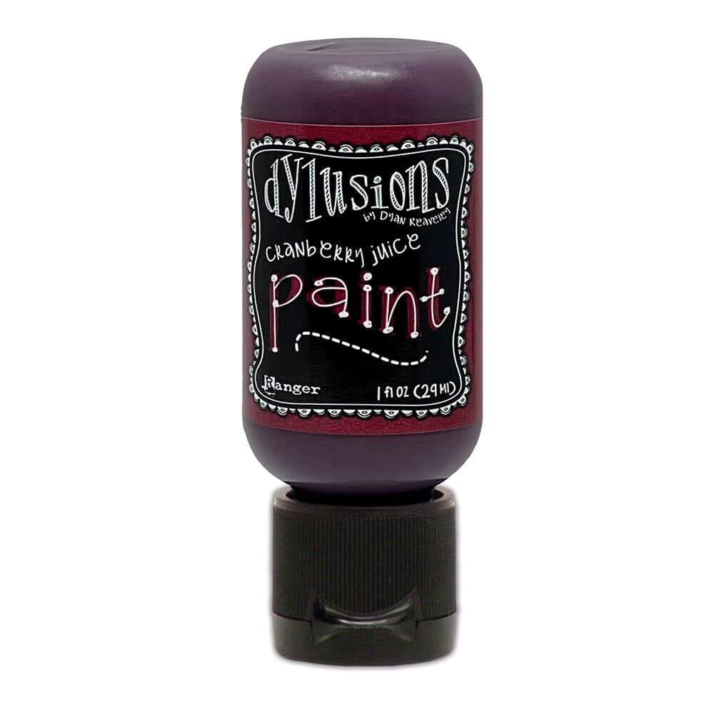 Dylusions Flip Cap Paint Cranberry Juice, 1oz Paint Dylusions 