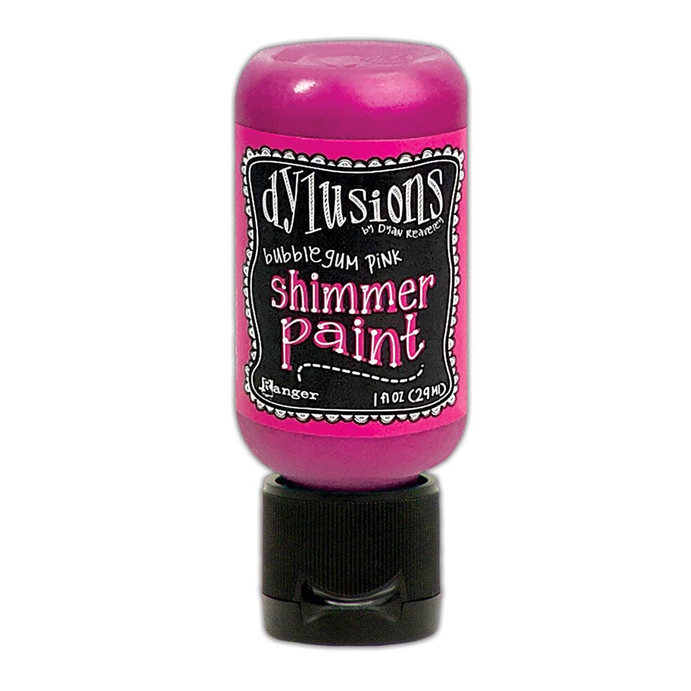 Dylusions Shimmer Paint Bubblegum Pink, 1oz Paint Dylusions 