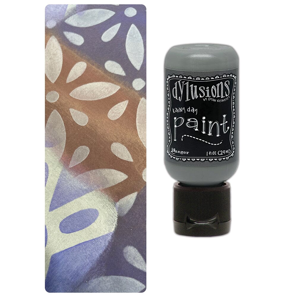 Dylusions Flip Cap Paint Rainy Day, 1oz Paint Dylusions 