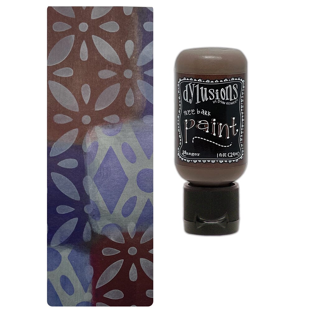 Dylusions Flip Cap Paint Tree Bark, 1oz Paint Dylusions 