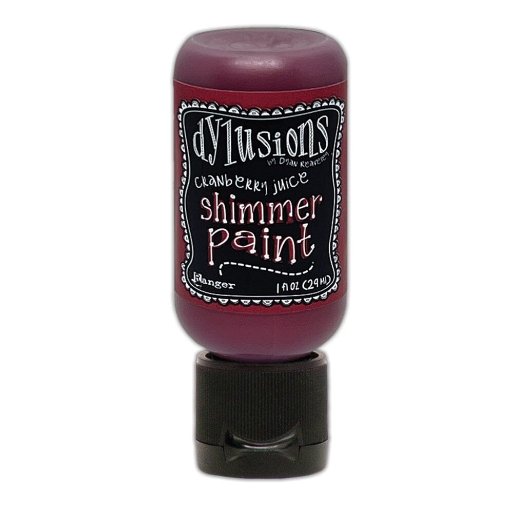 Dylusions Shimmer Paint Cranberry Juice, 1oz Paint Dylusions 