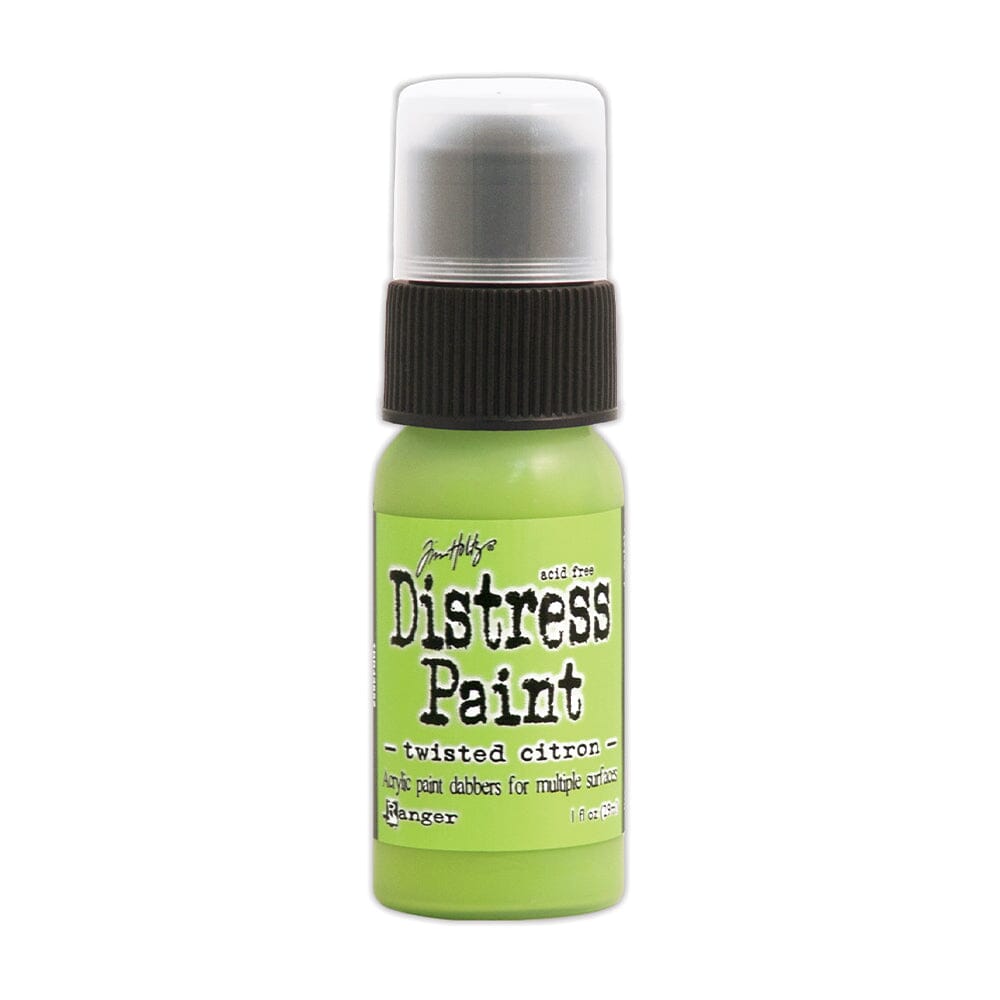 Tim Holtz Distress® Dabber Paint Twisted Citron, 1oz Paint Distress 