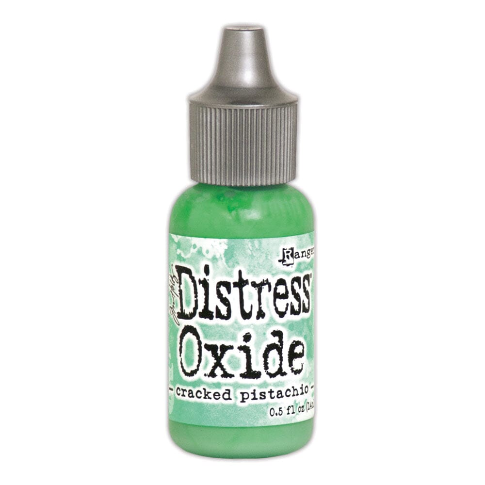 Tim Holtz Distress® Oxide® Re-Inker Cracked Pistachio, 0.5oz Ink Distress 