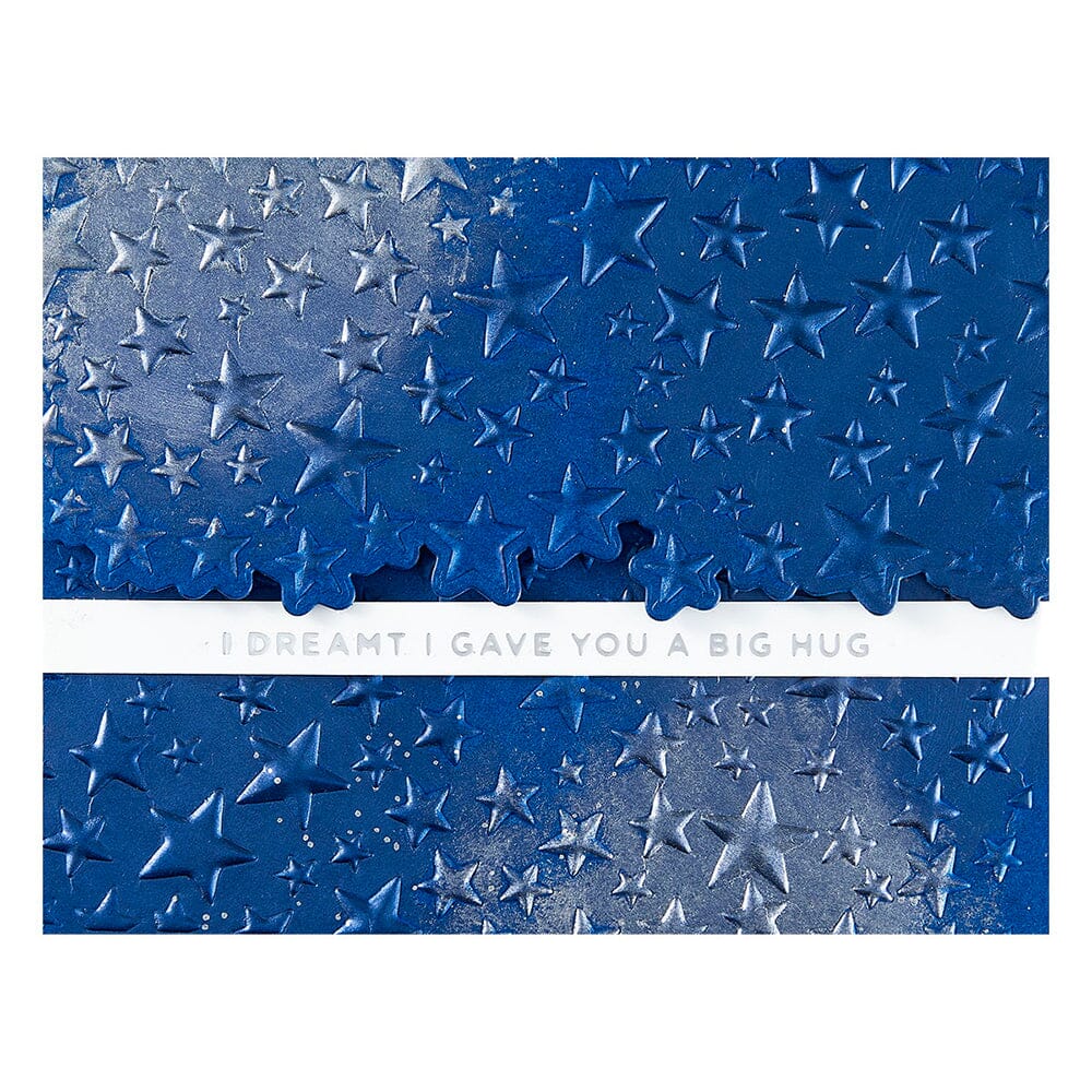 Simon Hurley create. Spellbinders Starry Night 3D Embossing Folder & Die Cutting Dies Simon Hurley 