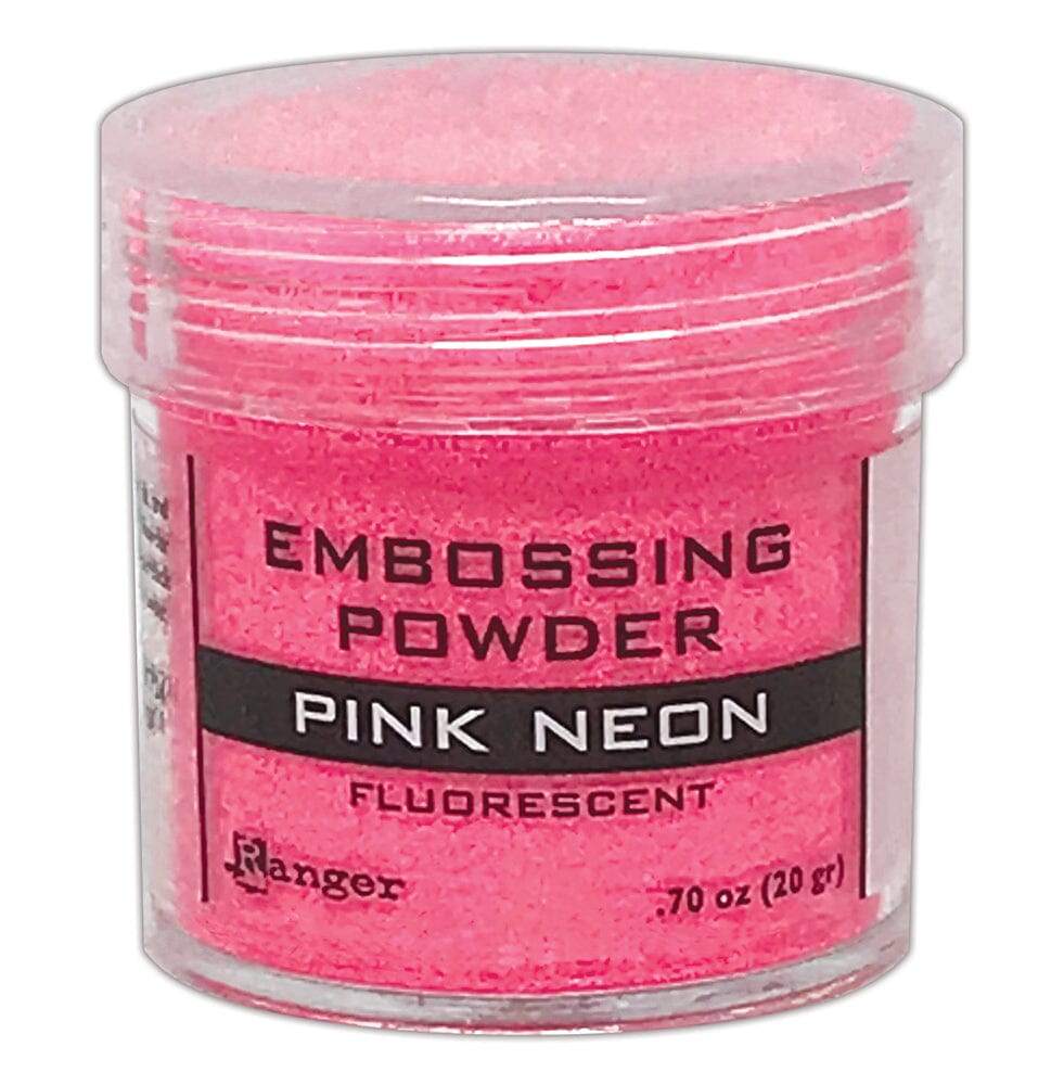 Embossing Powder Pink Neon, 1oz Jar Powders Ranger Ink 