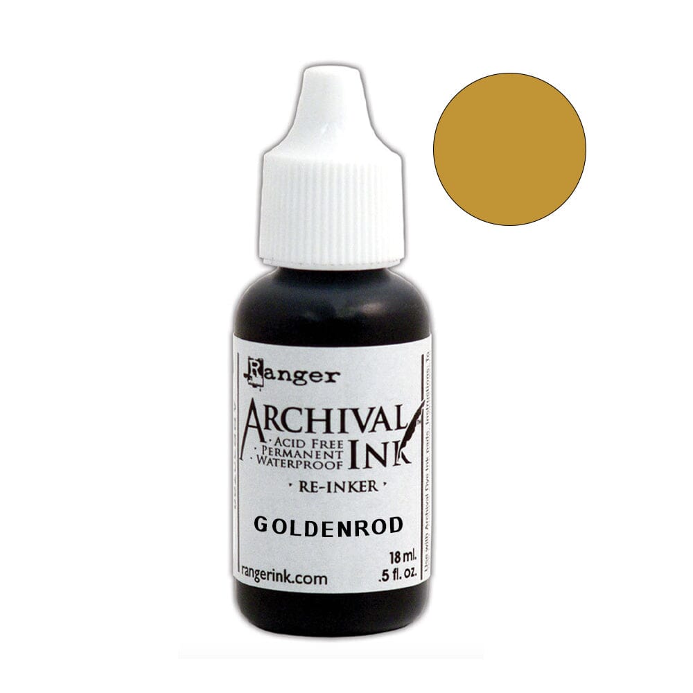 Wendy Vecchi Archival Ink™ Pad Re-Inker Goldenrod, 0.5oz Ink Wendy Vecchi 