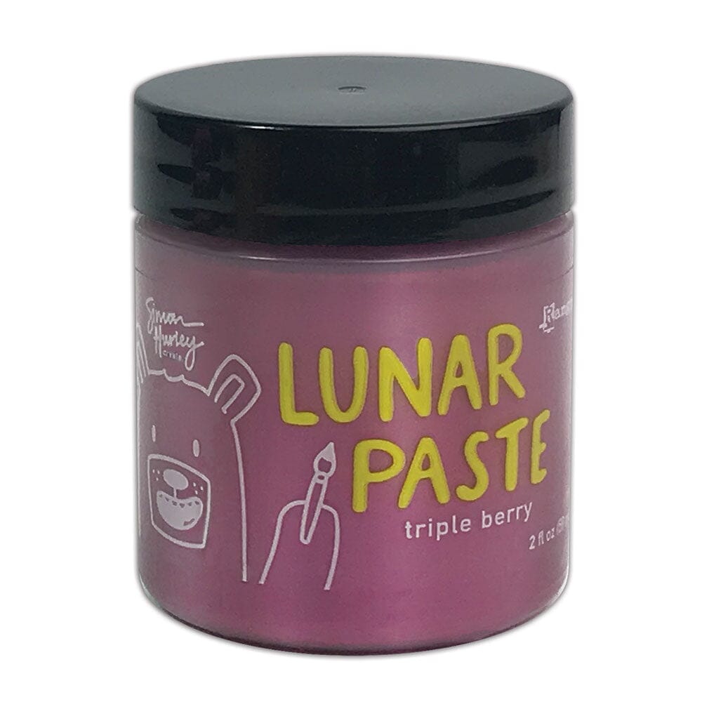 Simon Hurley create. Lunar Paste Triple Berry, 2oz Adhesives & Mediums Simon Hurley 