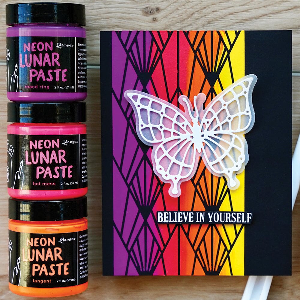 Simon Hurley create. Neon Lunar Paste Hot Mess, 2oz Adhesives & Mediums Simon Hurley 