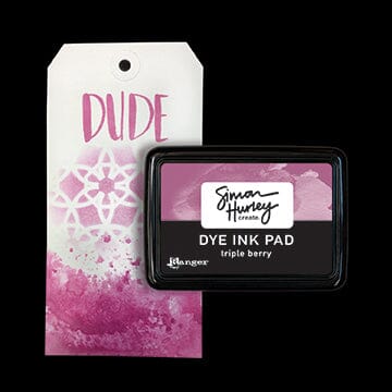 Simon Hurley create. Dye Ink Pad Triple Berry Ink Pad Simon Hurley 