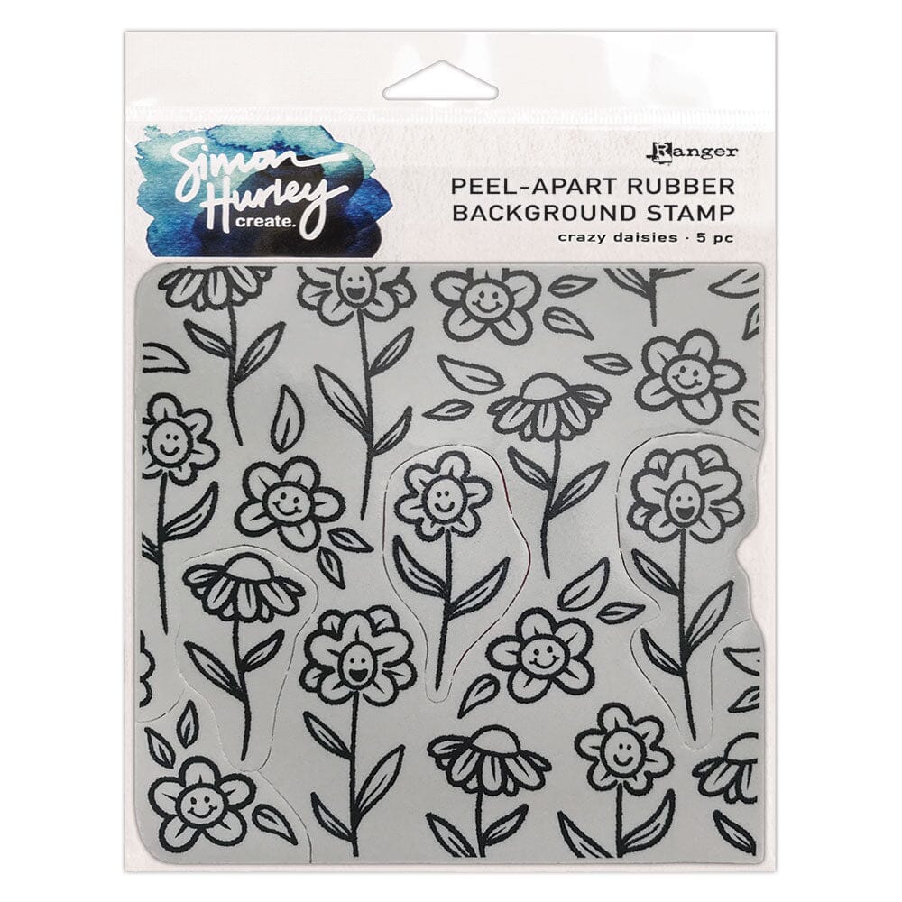 Simon Hurley create. Background Stamp Crazy Daisies Stamps Simon Hurley 