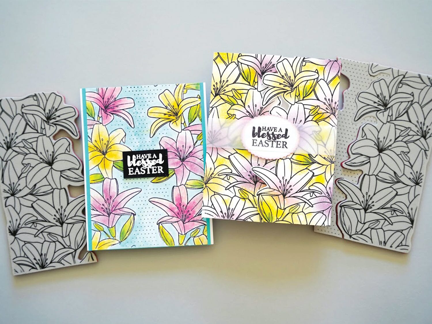 Simon Hurley create. Background Stamp Lovely Lilies Stamps Simon Hurley 