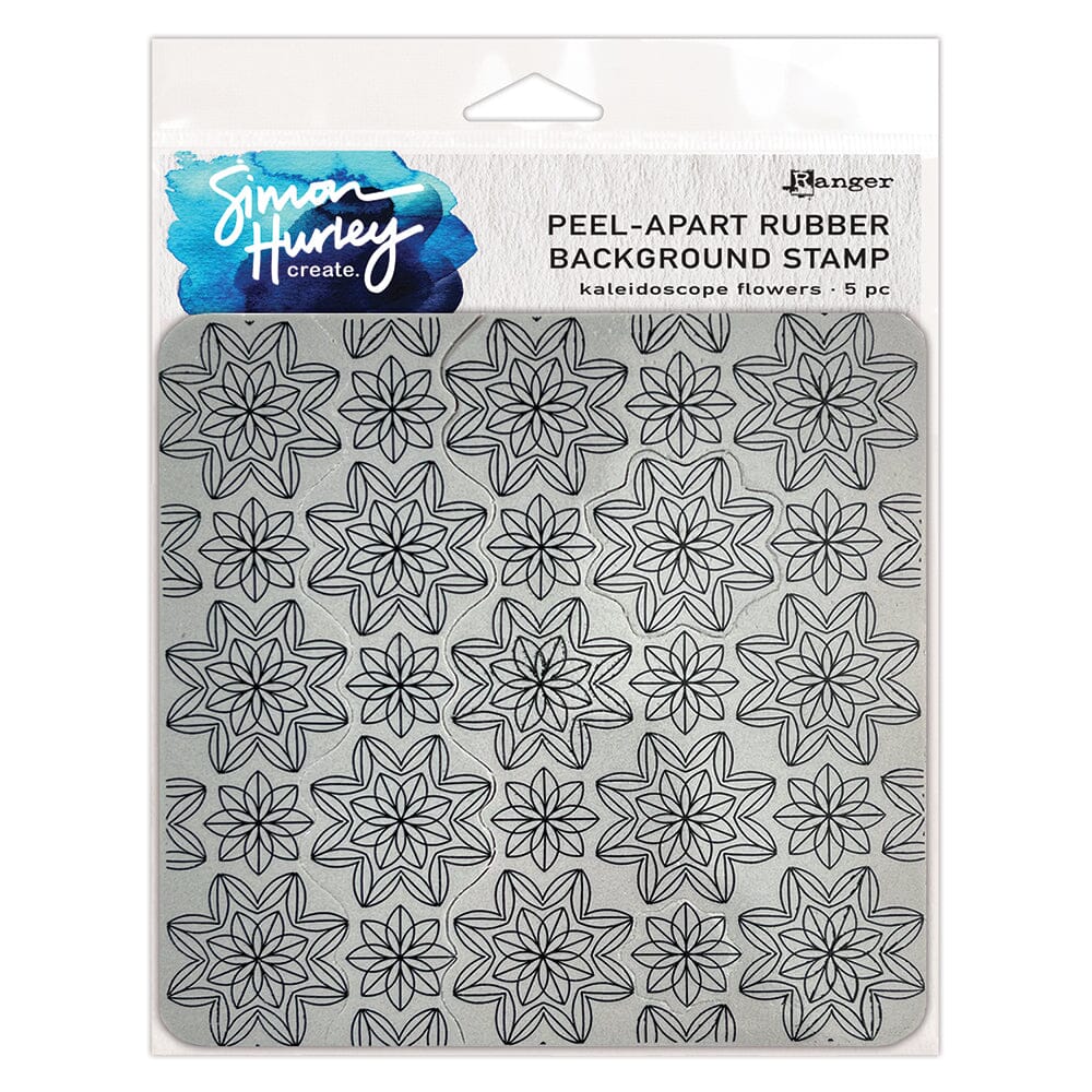 Simon Hurley create. Background Stamp Kaleidoscope Flowers Stamps Simon Hurley 