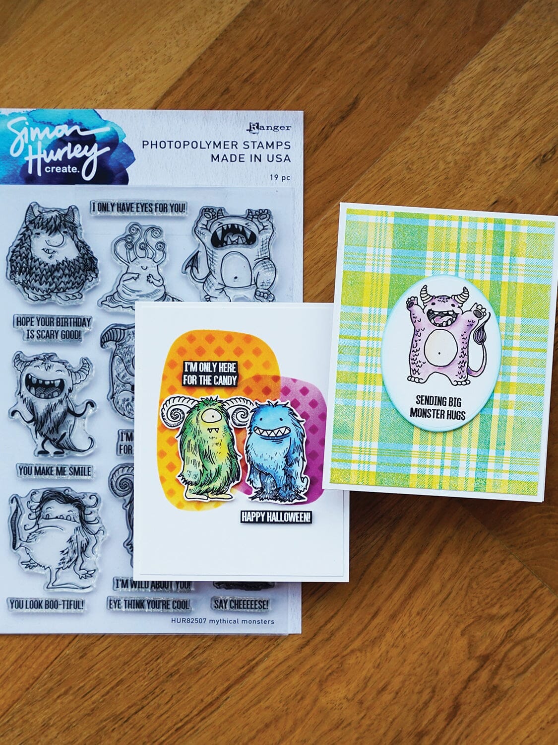 Simon Hurley create. Photopolymer Stamp Mythical Monsters Stamps Simon Hurley 