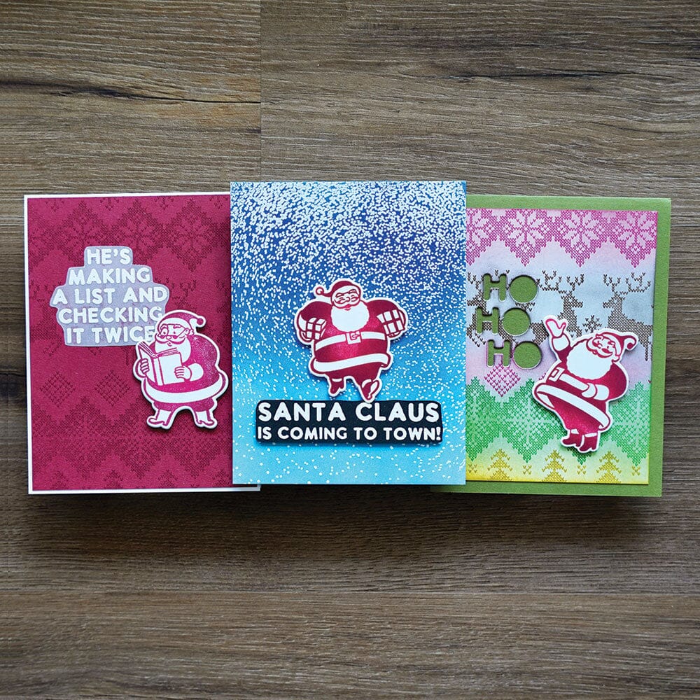 Simon Hurley create. Photopolymer Stamp Silly Santas Stamps Simon Hurley 