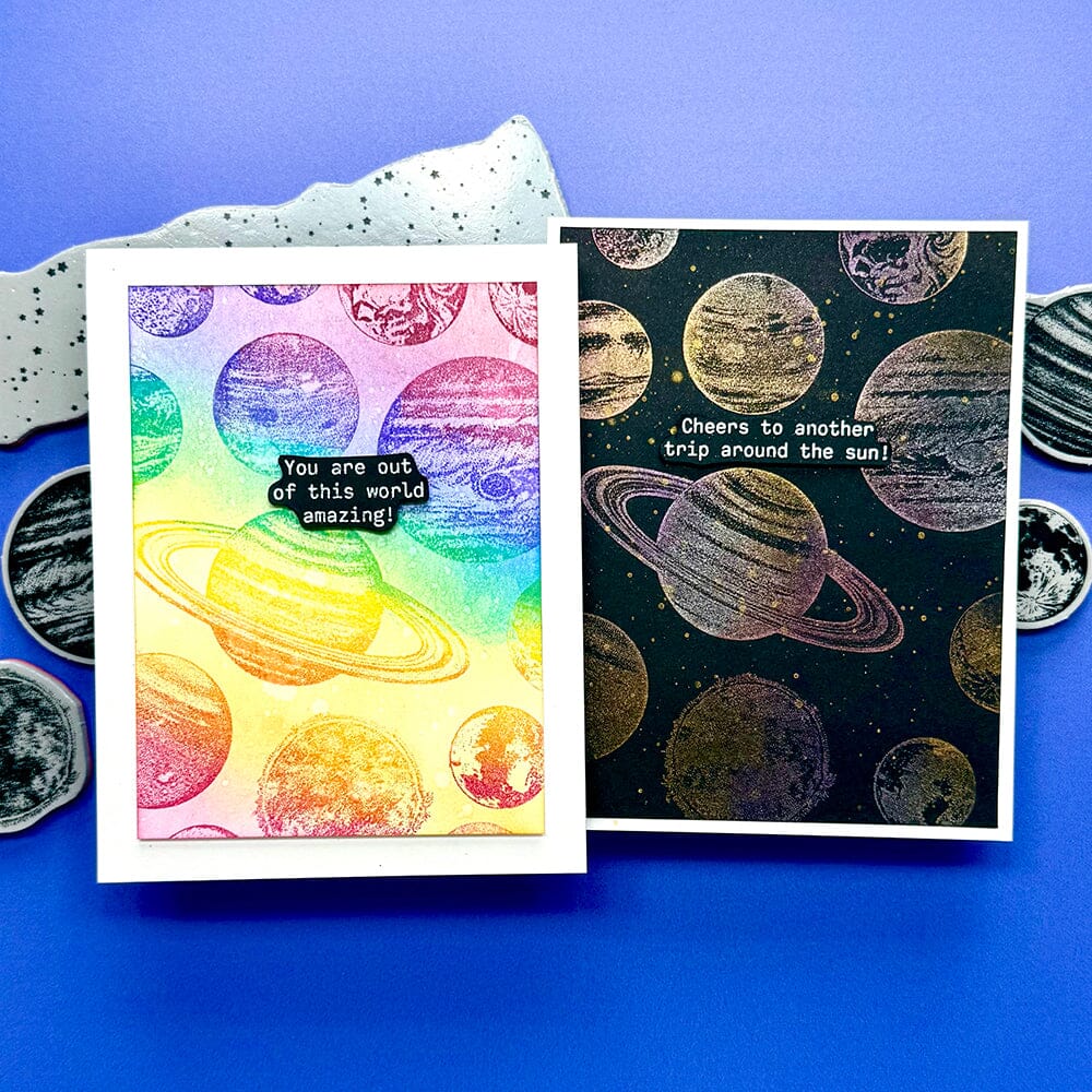 Simon Hurley create. Cling Stamp Planetary Stamps Simon Hurley 