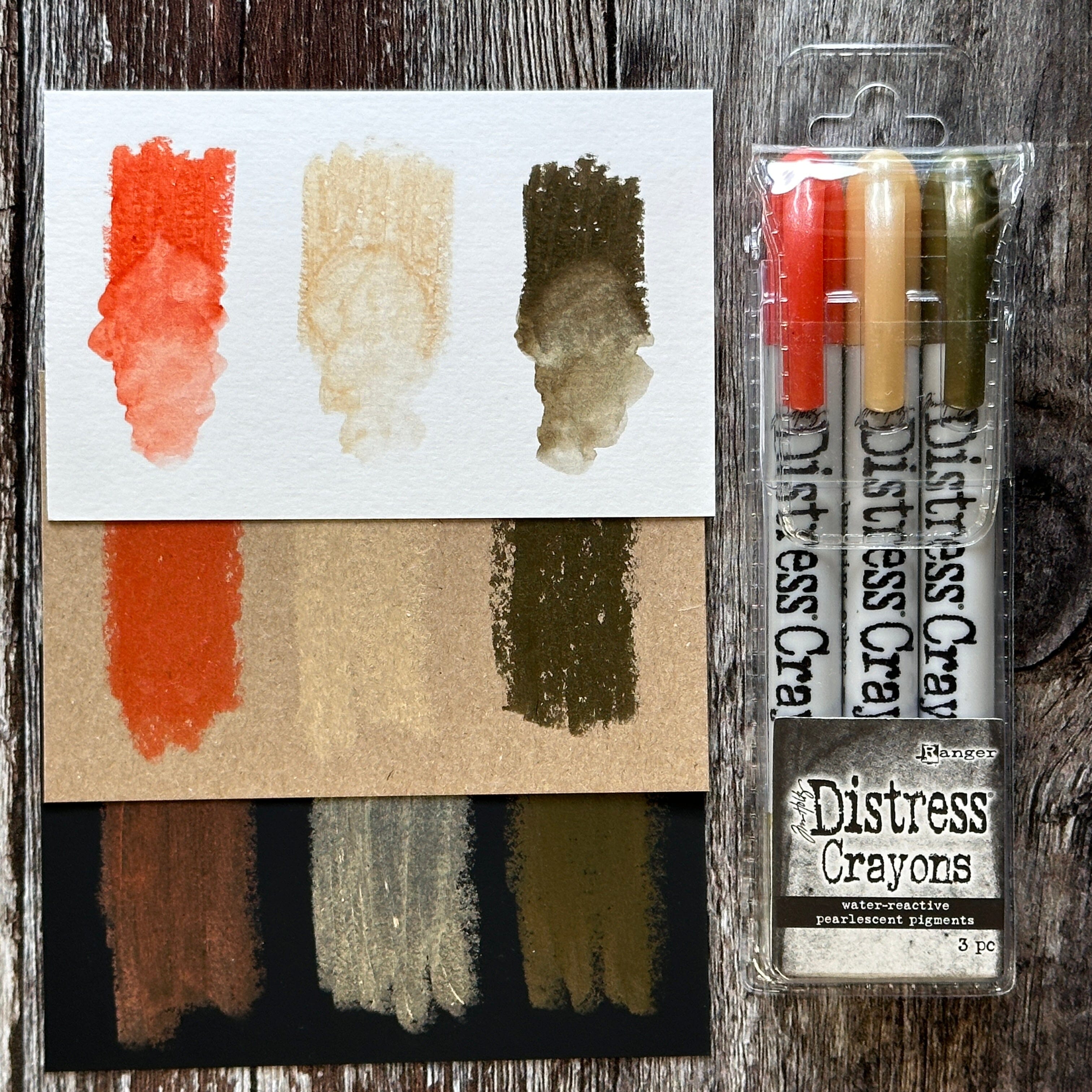 Tim Holtz Distress® Halloween Seasonal Crayons Set #5 & #6 Bundles Distress 