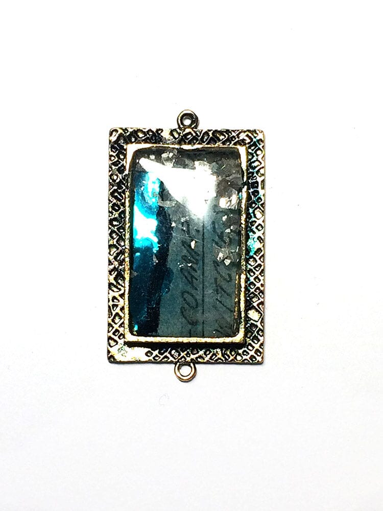 ICE Resin® Milan Bezels: Antique Bronze Medium Rectangle, 1pc. Bezels & Charms ICE Resin® 