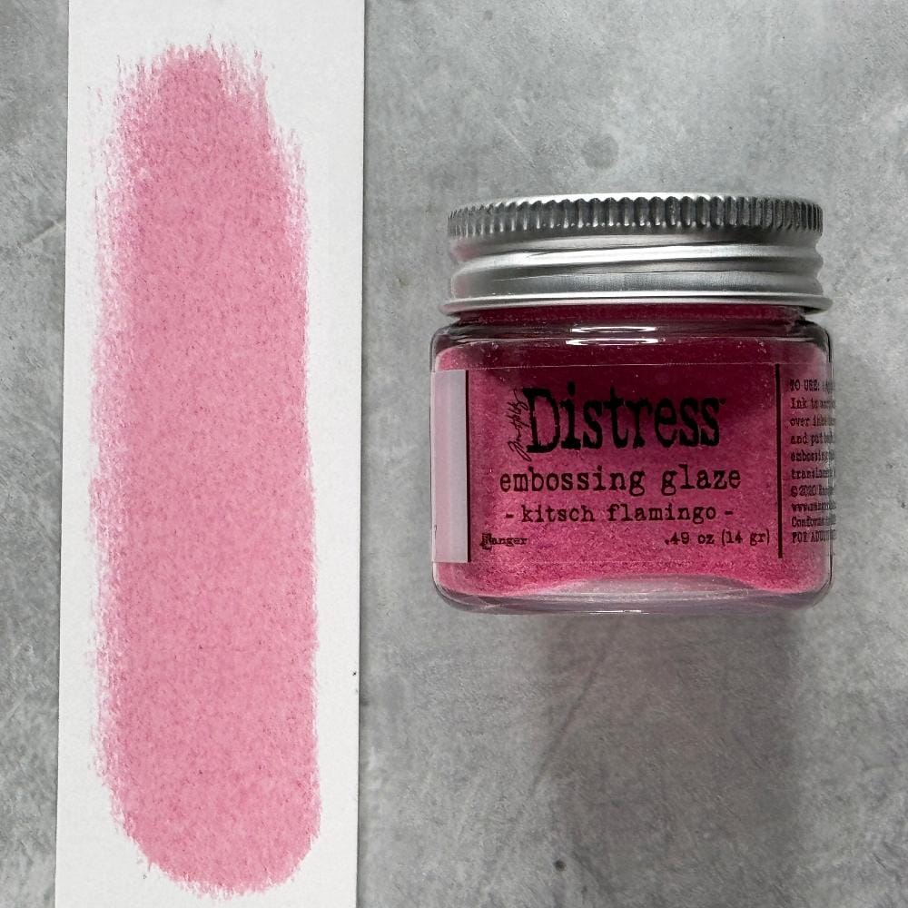 Tim Holtz Distress® Embossing Glaze Kitsch Flamingo Powders Distress 