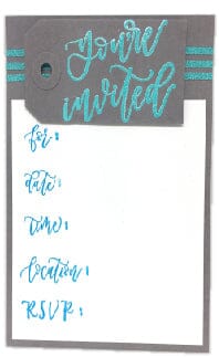 Letter It™ Clear Stamp Set - Invitation Stamps Letter It 