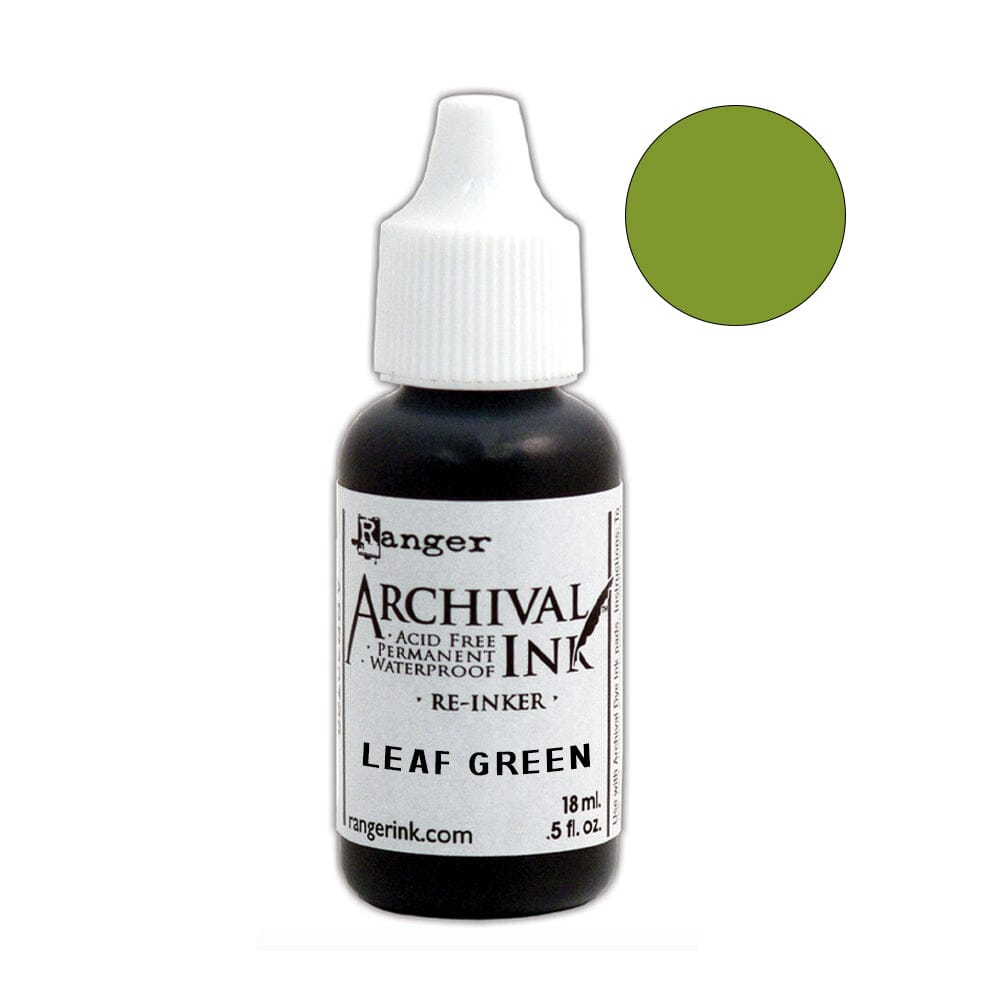 Wendy Vecchi Archival Ink™ Pad Re-Inker Leaf Green, 0.5oz Ink Wendy Vecchi 