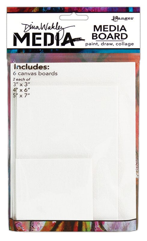 Dina Wakley Media Board Multipack 6pk Surfaces Dina Wakley Media 