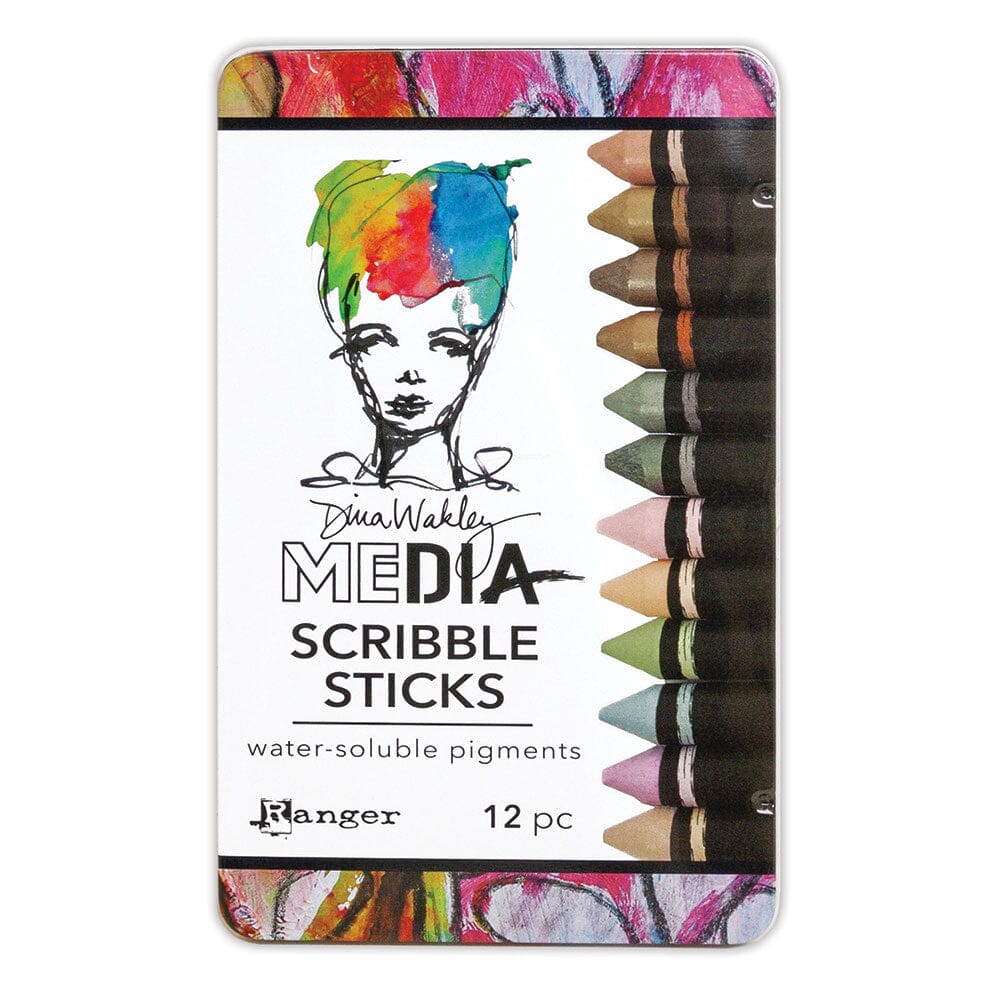 Dina Wakley Media Scribble Sticks #3 Writing & Coloring Dina Wakley Media 