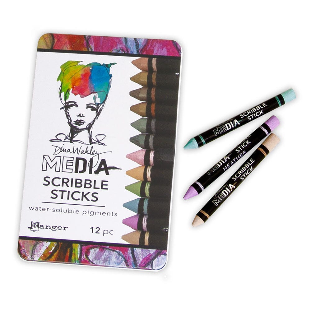 Dina Wakley Media Scribble Sticks #3 Writing & Coloring Dina Wakley Media 