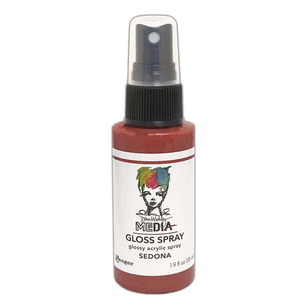 Dina Wakley Media Gloss Spray Sedona, 2oz Sprays Dina Wakley Media 