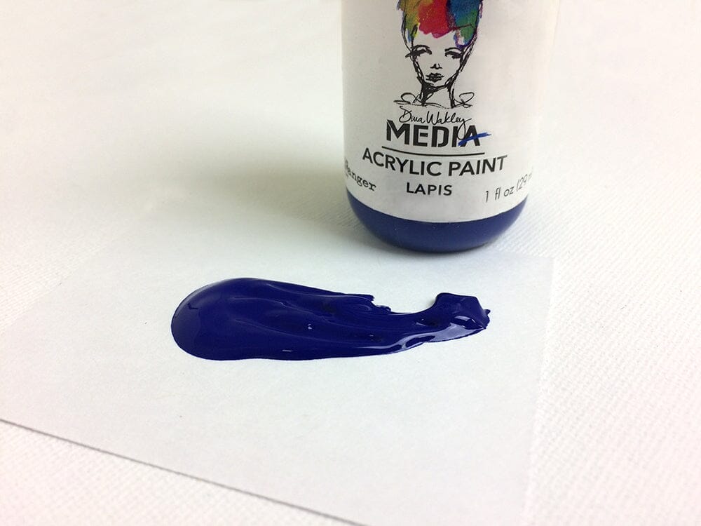 Dina Wakley Media Acrylic Paint Lapis, 1oz Paint Dina Wakley Media 