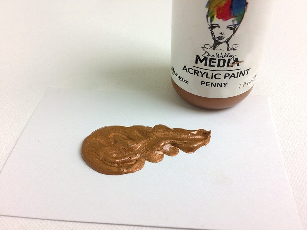 Dina Wakley Media Acrylic Paint Penny, 1oz Paint Dina Wakley Media 