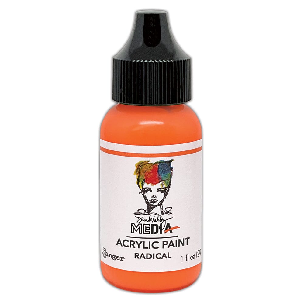 Dina Wakley MEdia Acrylic Paint Radical, 1oz Paint Dina Wakley Media 