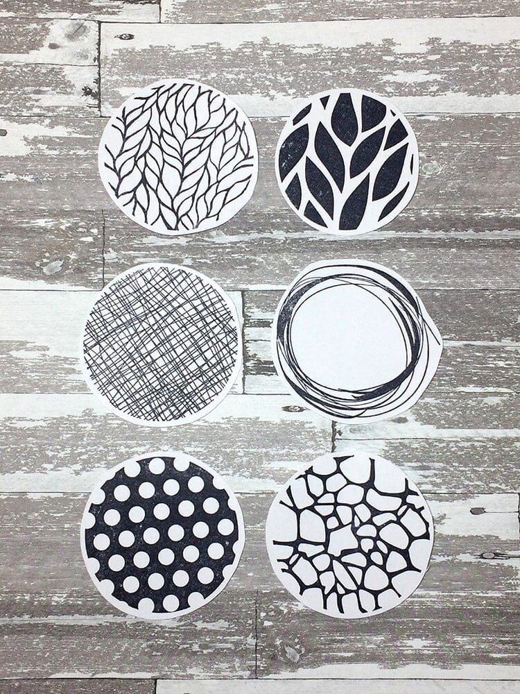 Dina Wakley Media Stamps Circle Patterns Stamps Dina Wakley Media 