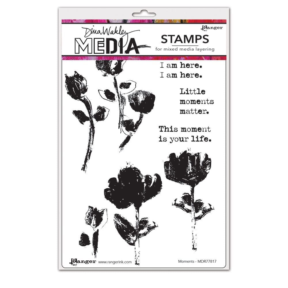 Dina Wakley Media Stamp Moments Stamps Dina Wakley Media 