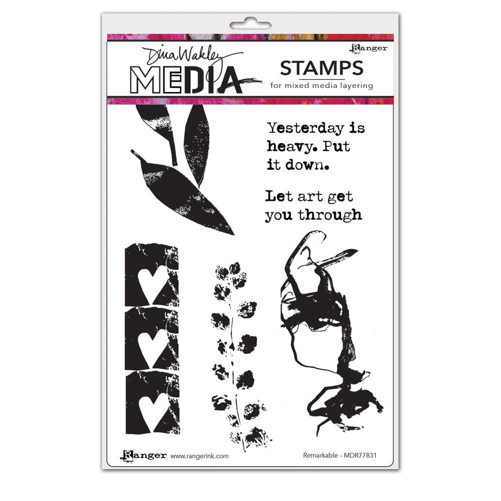 Dina Wakley Media Stamp Remarkable Stamps Dina Wakley Media 