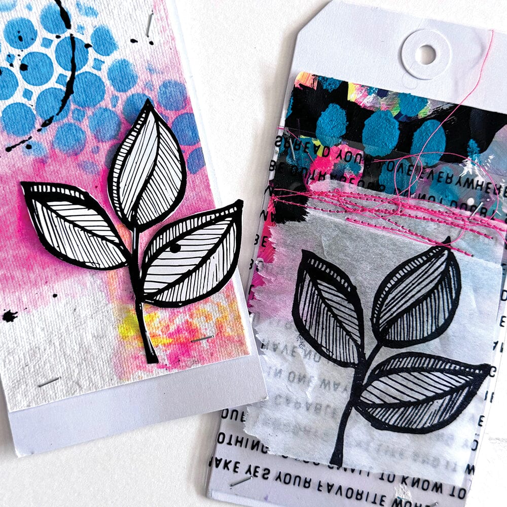 Dina Wakley MEdia Stamp - Phone Doodles Stamps Dina Wakley Media 