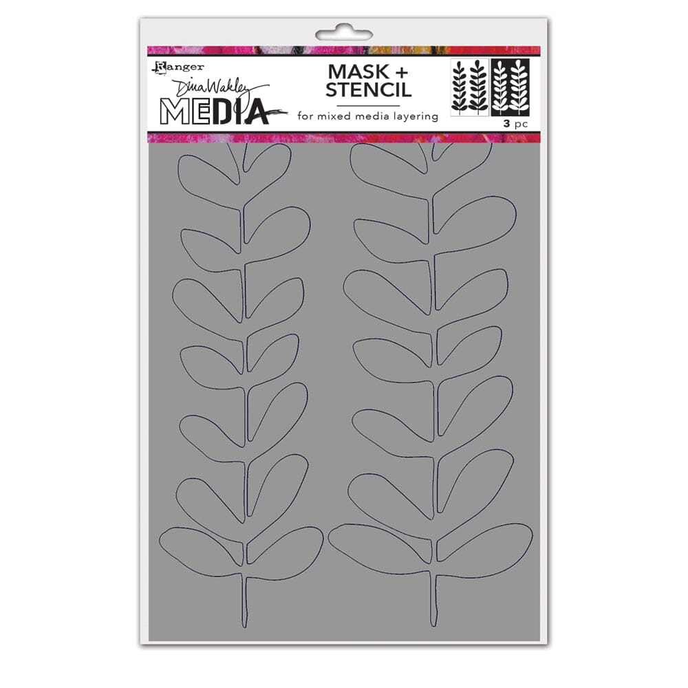 Dina Wakley Media Stencil Branches Redux Stencil Dina Wakley Media 