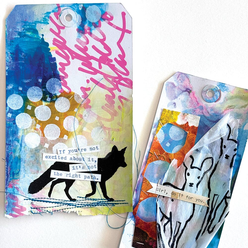 Dina Wakley Media Stencil Bubbles Coaster Stencil Dina Wakley Media 