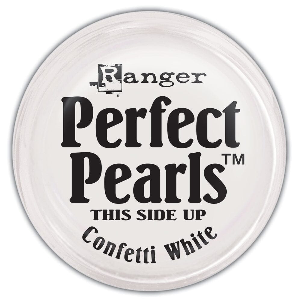 Perfect Pearls™ Pigment Powder Confetti White, .25oz. Powders Ranger Ink 