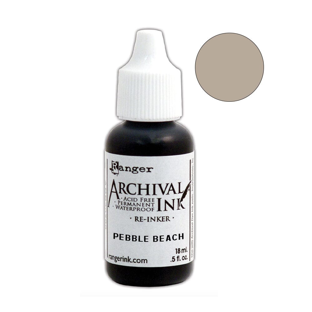 Archival Ink™ Pads Re-Inker Pebble Beach, 0.5oz Ink Archival Ink 