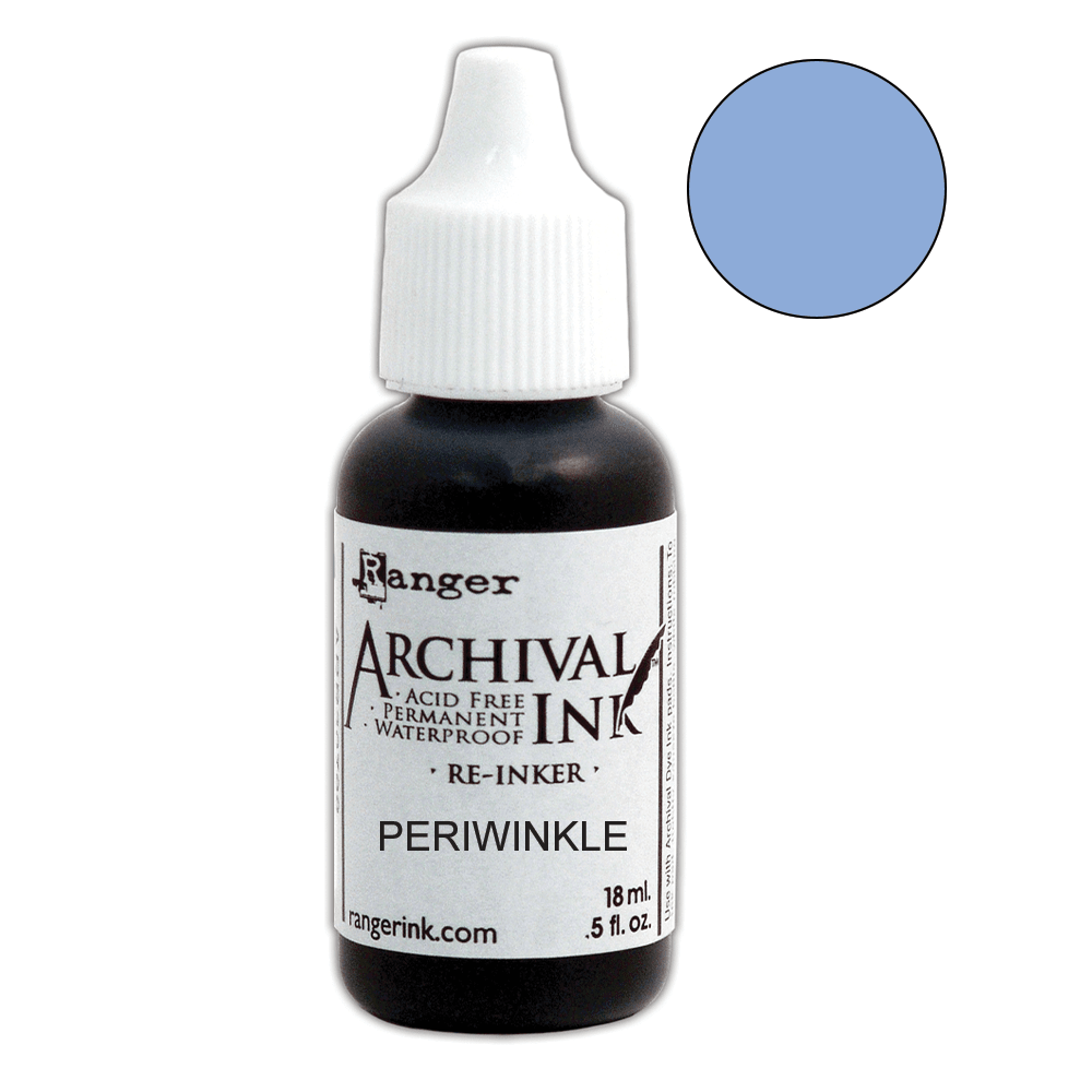 Wendy Vecchi Archival Ink™ Pad Re-Inker Periwinkle, 0.5oz Ink Wendy Vecchi 