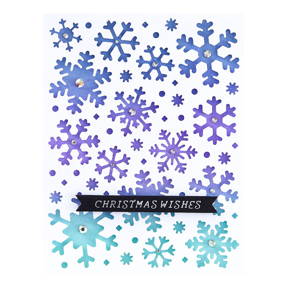 Simon Hurley create. Spellbinders Frozen Flurries Etched Dies Cutting Dies Simon Hurley 