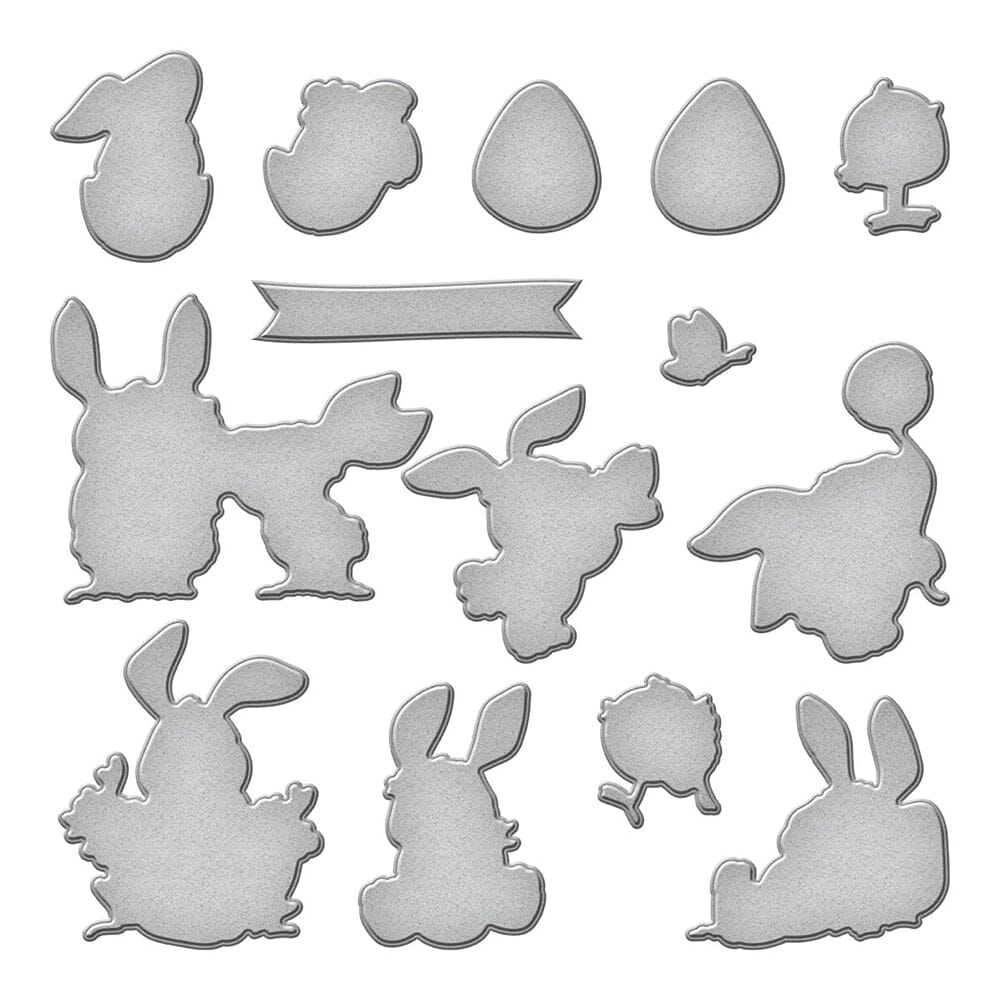 Simon Hurley create. Spellbinders Easter Bunnies Die Cutting Dies Simon Hurley 